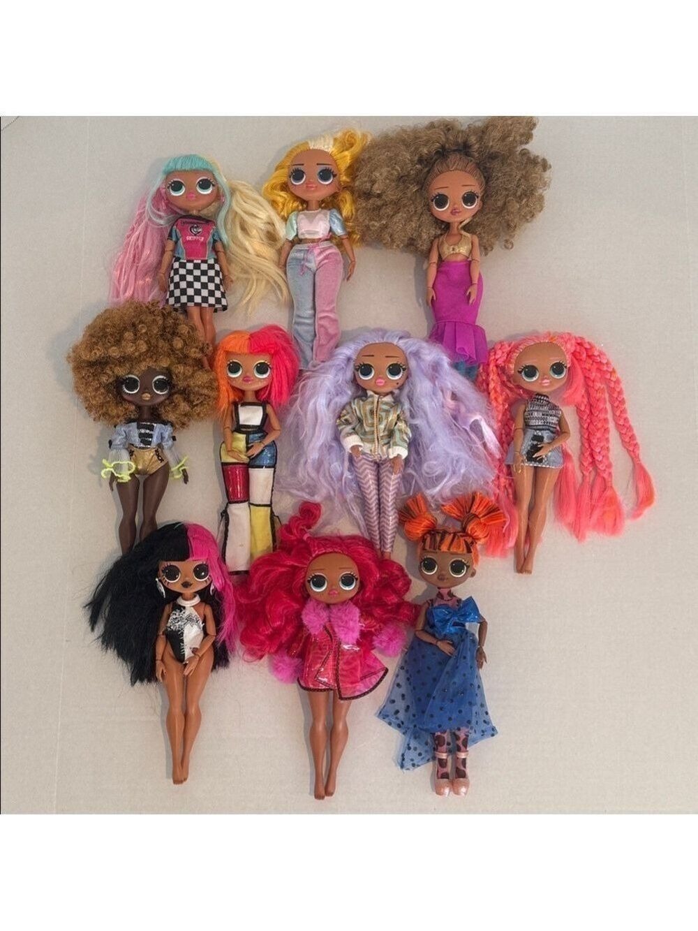 LOL Surprise OMG Teen Fashion Dolls Lot Of Ten Dolls L.O.L MGA Entertainment - Picture 5 of 16